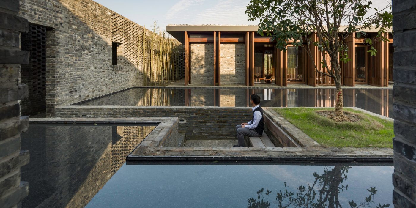 Sodoben projekt, zgrajen iz opeke; nagrajenec Brick Award