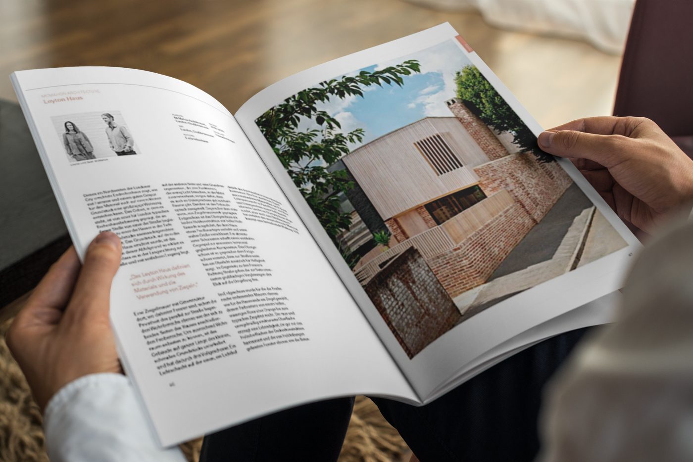 Branje knjige Brick Book - wienerberger