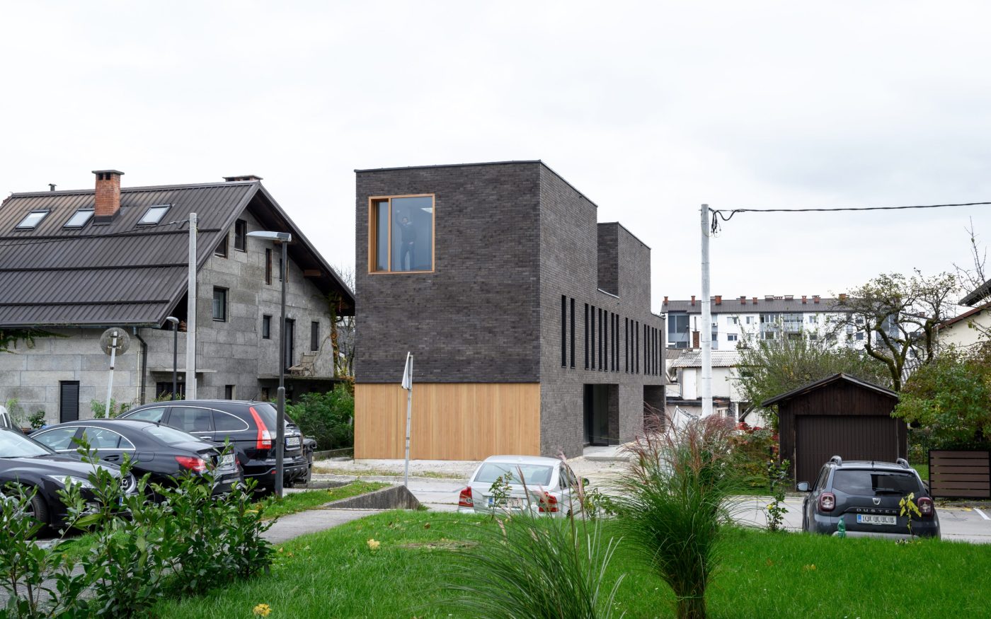 The Double Brick House. Brick Award 22 Category "Feeling at home". Arhitektura. Outside view