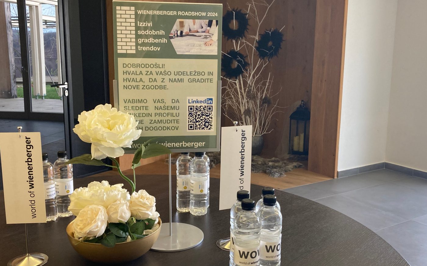Wienerberger Roadshow 2024 za arhitekte, statike, inženirje na Posestvu Tri Lučke v Sremiču pri Krškem, marca 2024