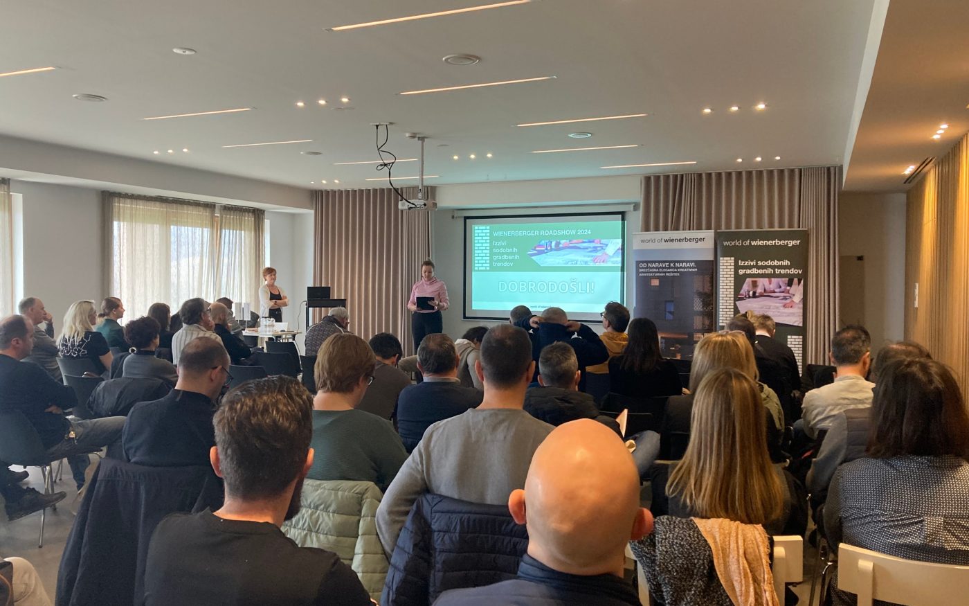 Pozdravni nagaovor Tjaše Fifolt na Wienerbergerjevem arhitekturnem Roadshowu v Krškem