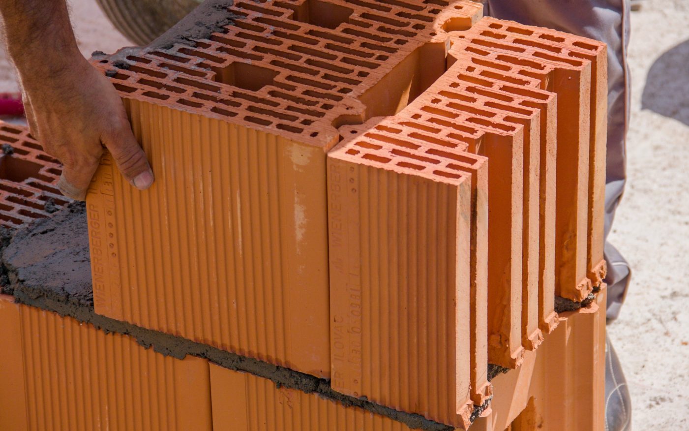 Zidanje Porotherm Comfort  mort