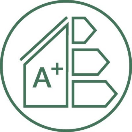 Wall cluster icon for Energy plus products, energy efficient, premium products