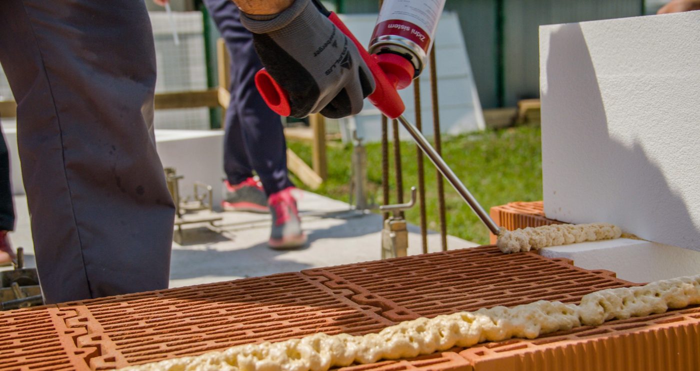 Zidanje Porotherm Profi Dryfix