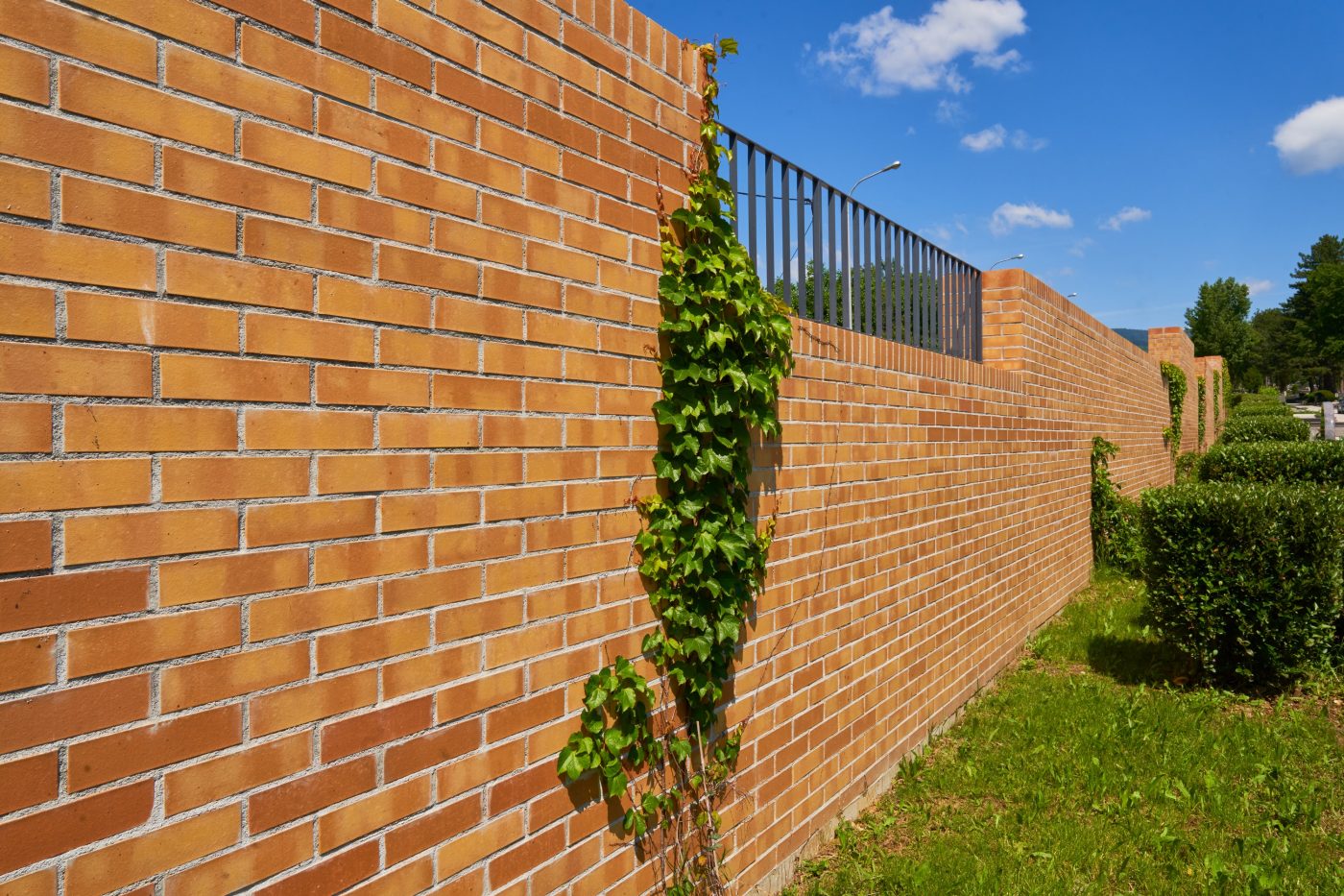 Terca opeka na Kolumbarijskem zidu