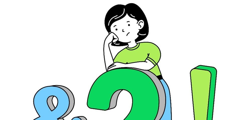 Grafika dekleta, ki sloni nad ločili