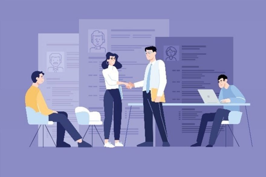 Prvi razgovor po prijavi na prosto delovno mesto, rokovanje - wienerberger