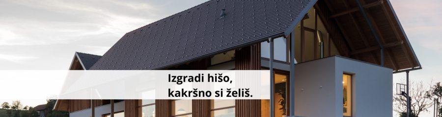 Hiša v večernem mraku, osvetljeno s Tondach streho | wienerberger