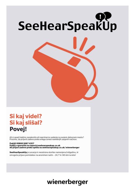 Prijava nepravilnosti Wienerberger