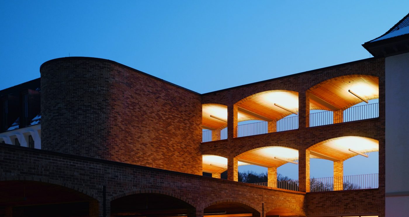 Kloster Hegne Marianum, secondary modern and vocational school with facing brick and ceiling brick; Brick Award Nominee 2012; LEDERER + RAGNARSDOTTIR + OEI; Photo: Zooey Braun