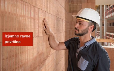 Brušene Porotherm opeke za popolnoma ravne stene - Wienerberger