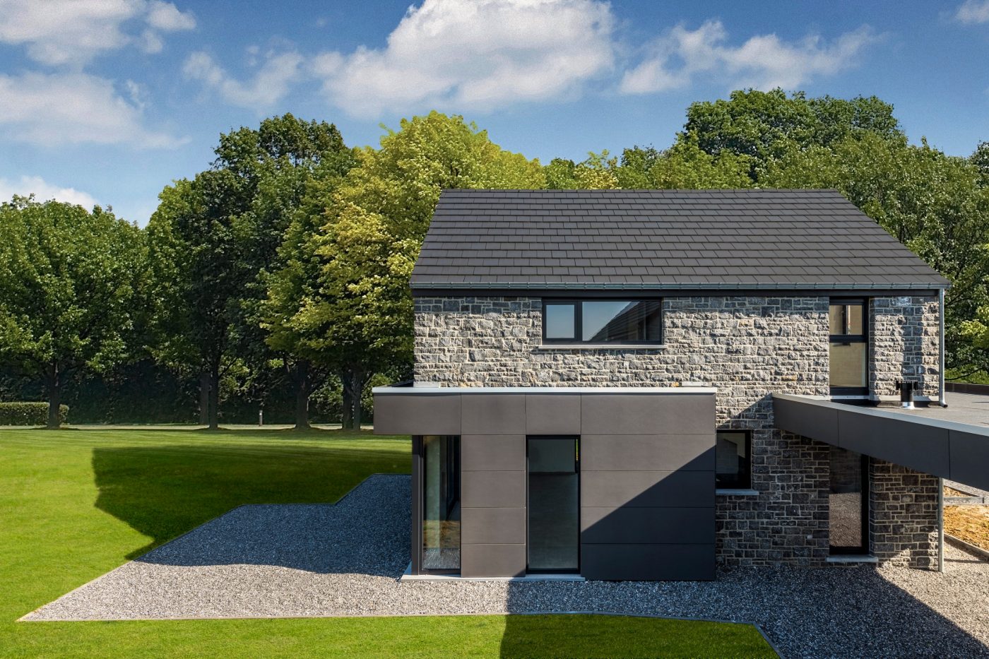 Reference photo new construction single family in Les Avins 