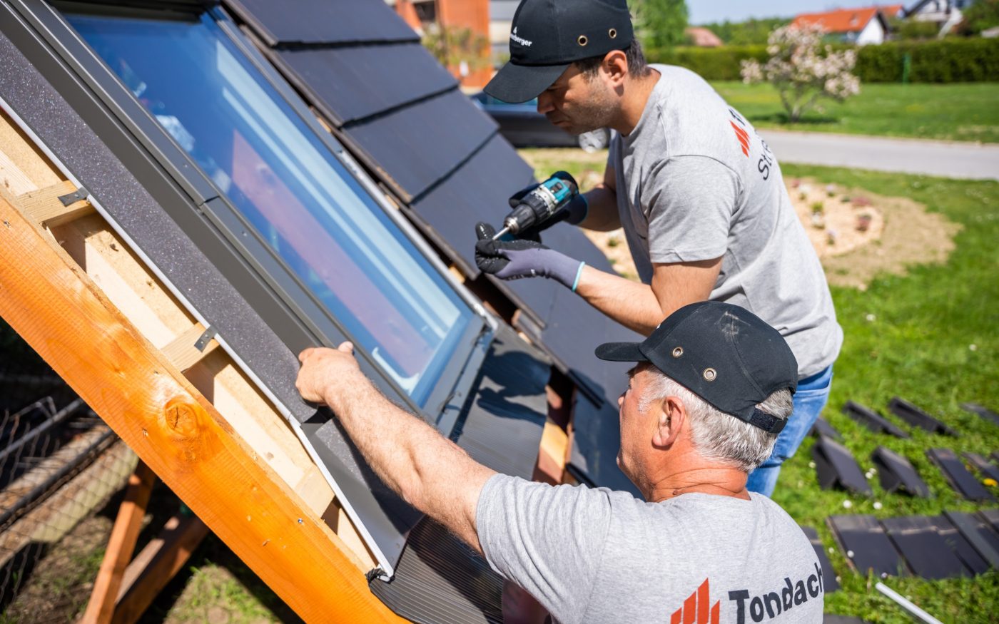 Vgradnja Tondach strešnega okna - Wienerberger