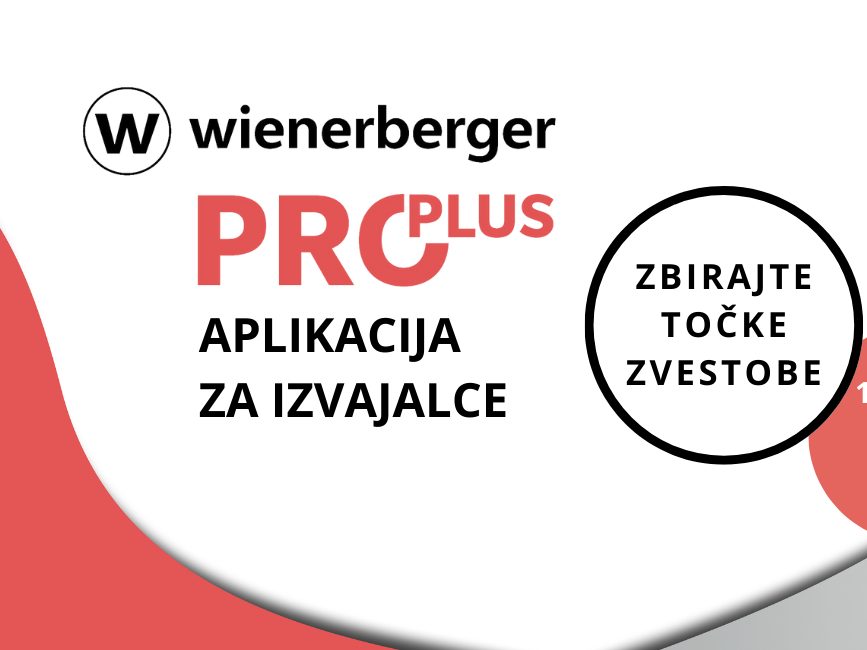 Wienerberger ProPlus aplikacija za izvajalce – program zbiranja točk zvestobe za krovce