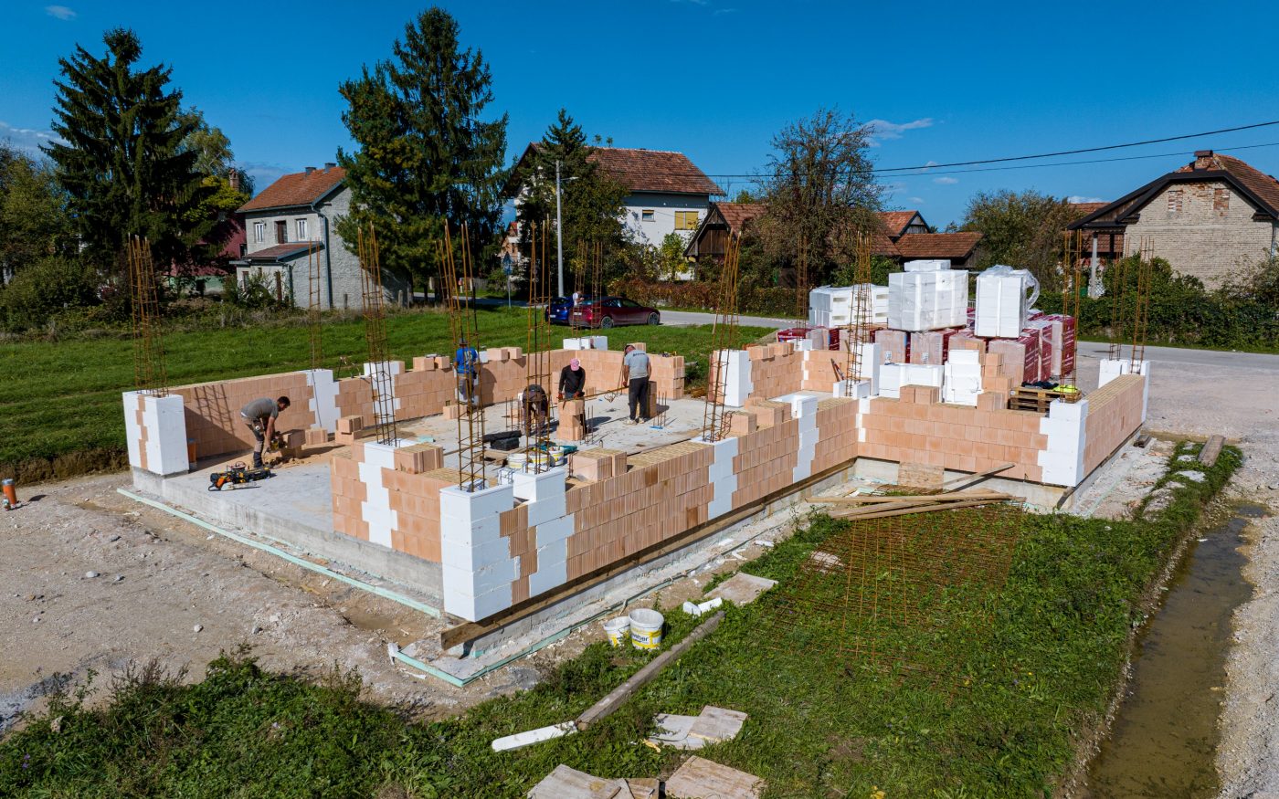 Potek gradnje Net Zero hiše | wienerberger