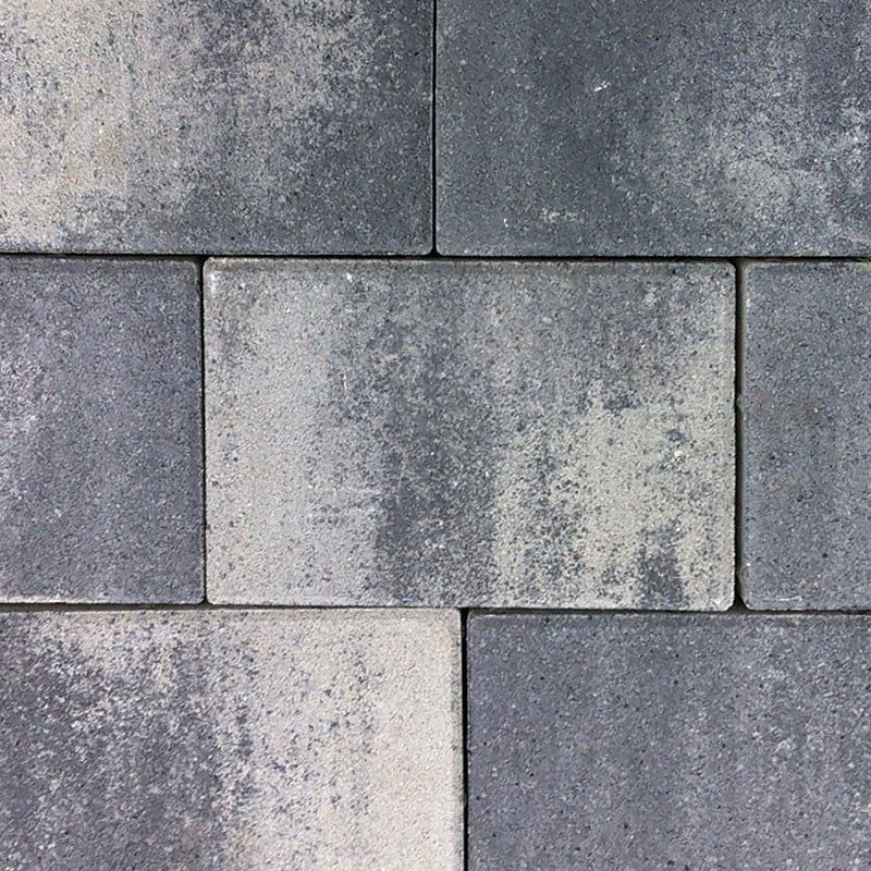 Rettango kombinirana forma sivo-crno-bijela