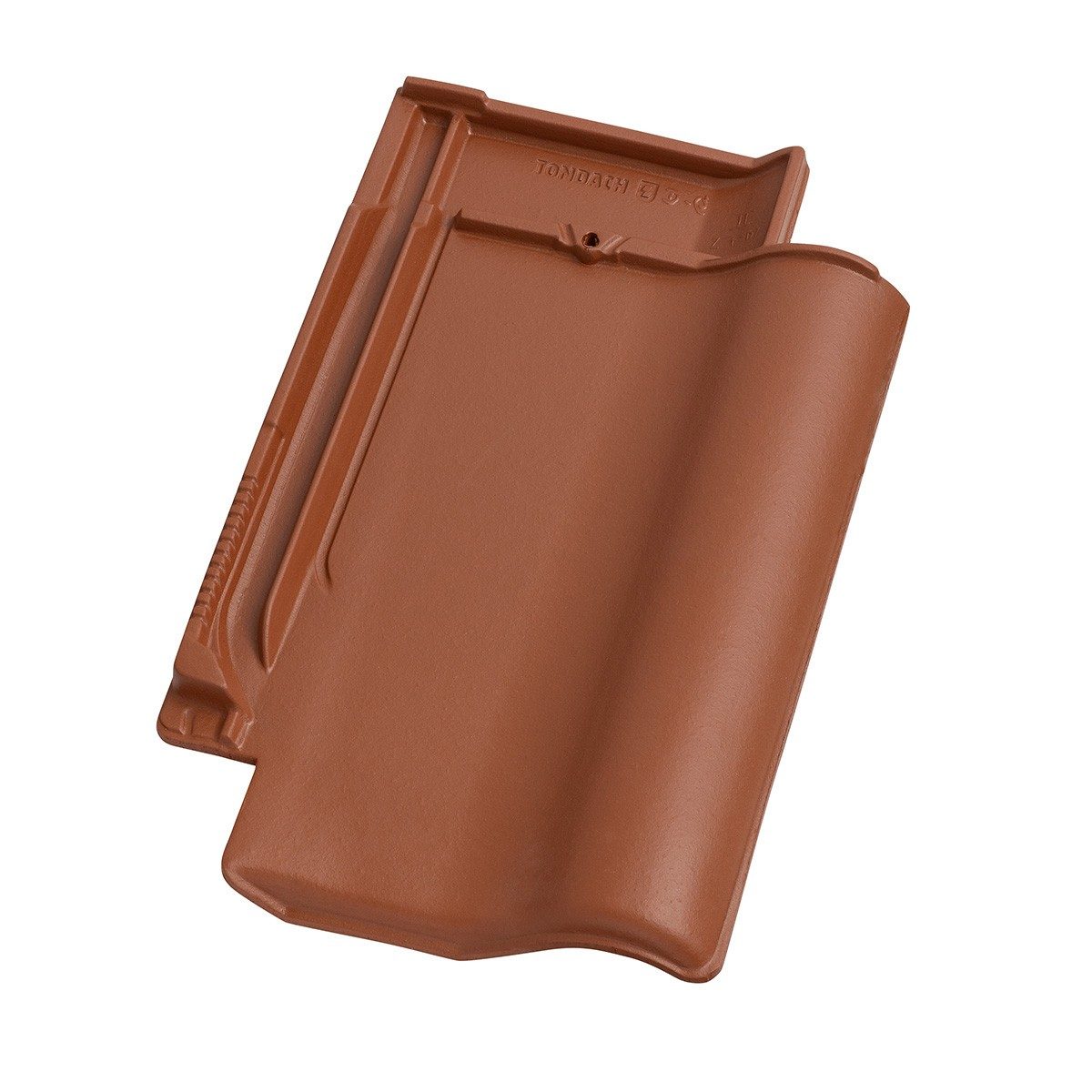 Tondach Sensaton 15 Slemenski priključni krajnik desni Natur Color Rdeča