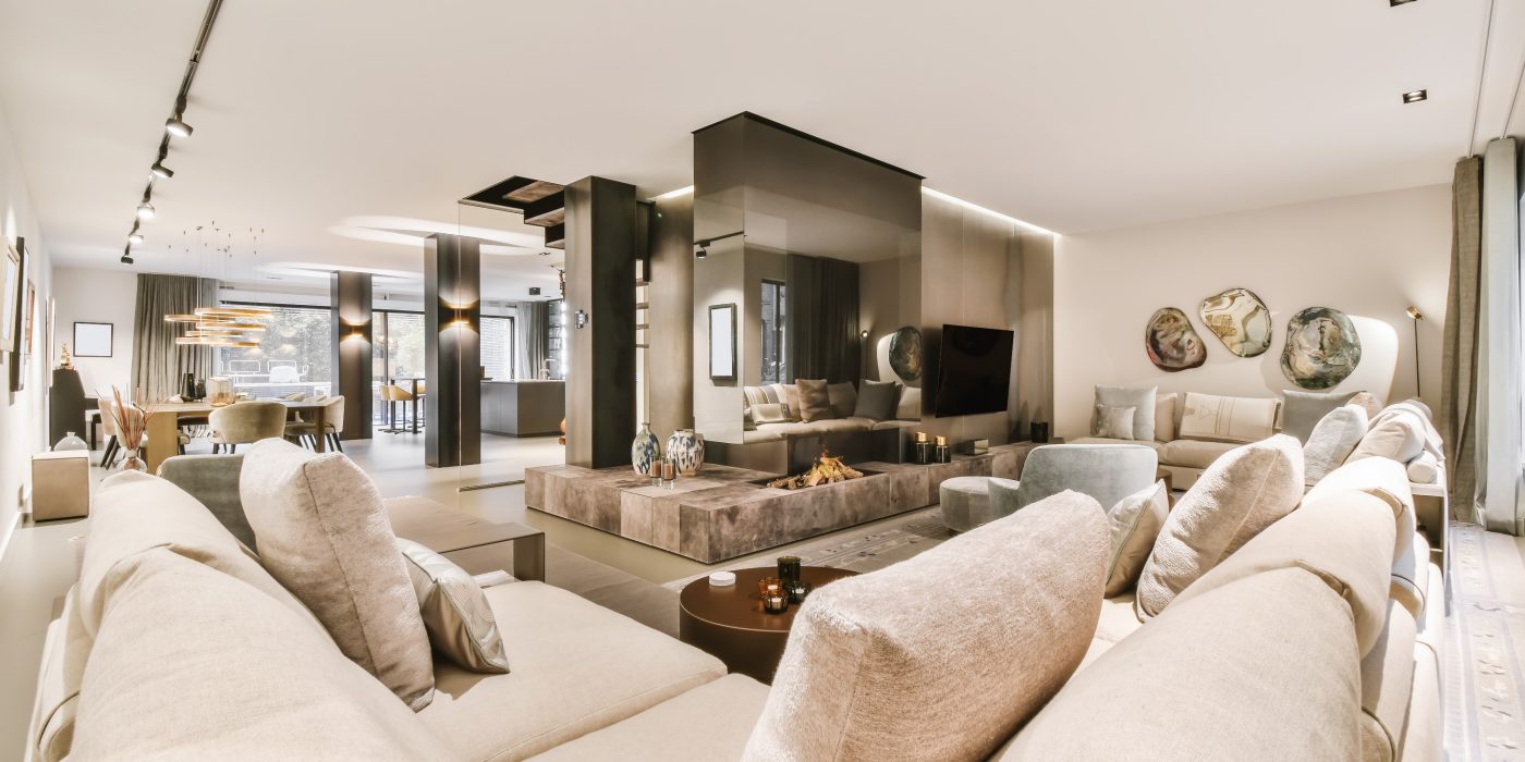 Moderen odprt prostor s Terca fasadno opeko