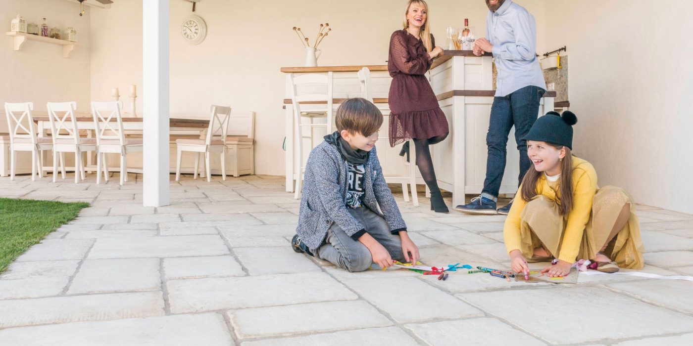 Semmelrock Bradstone Old Town tlakovci na terasi