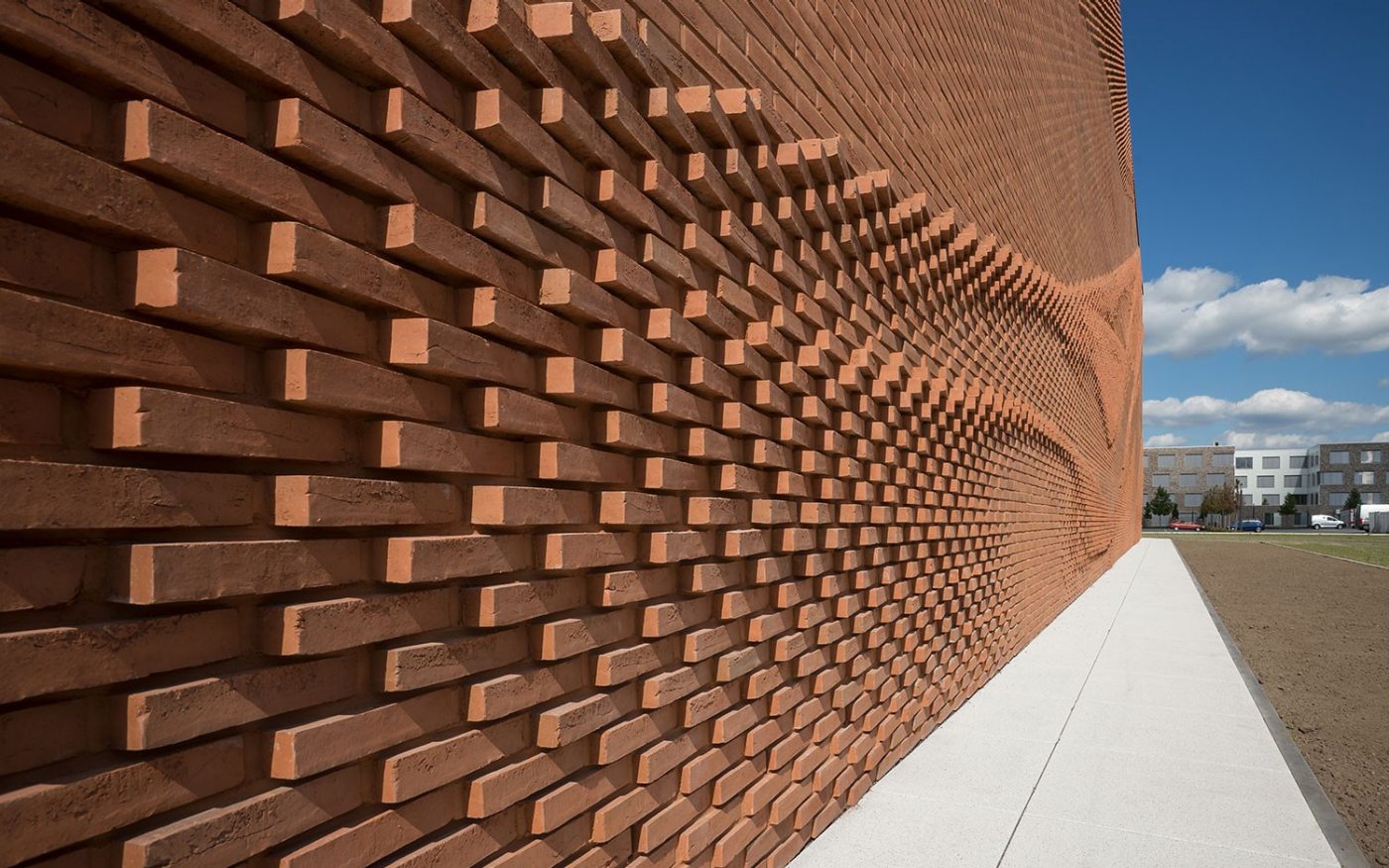 New Administration Building Textilverband Munster; Brick Award 2020 Category "Building Outside The Box"; Architects: behet bondzio lin architekten GbmH; Photo:  Thomas Wrede VG Bild-Kunst Bonn