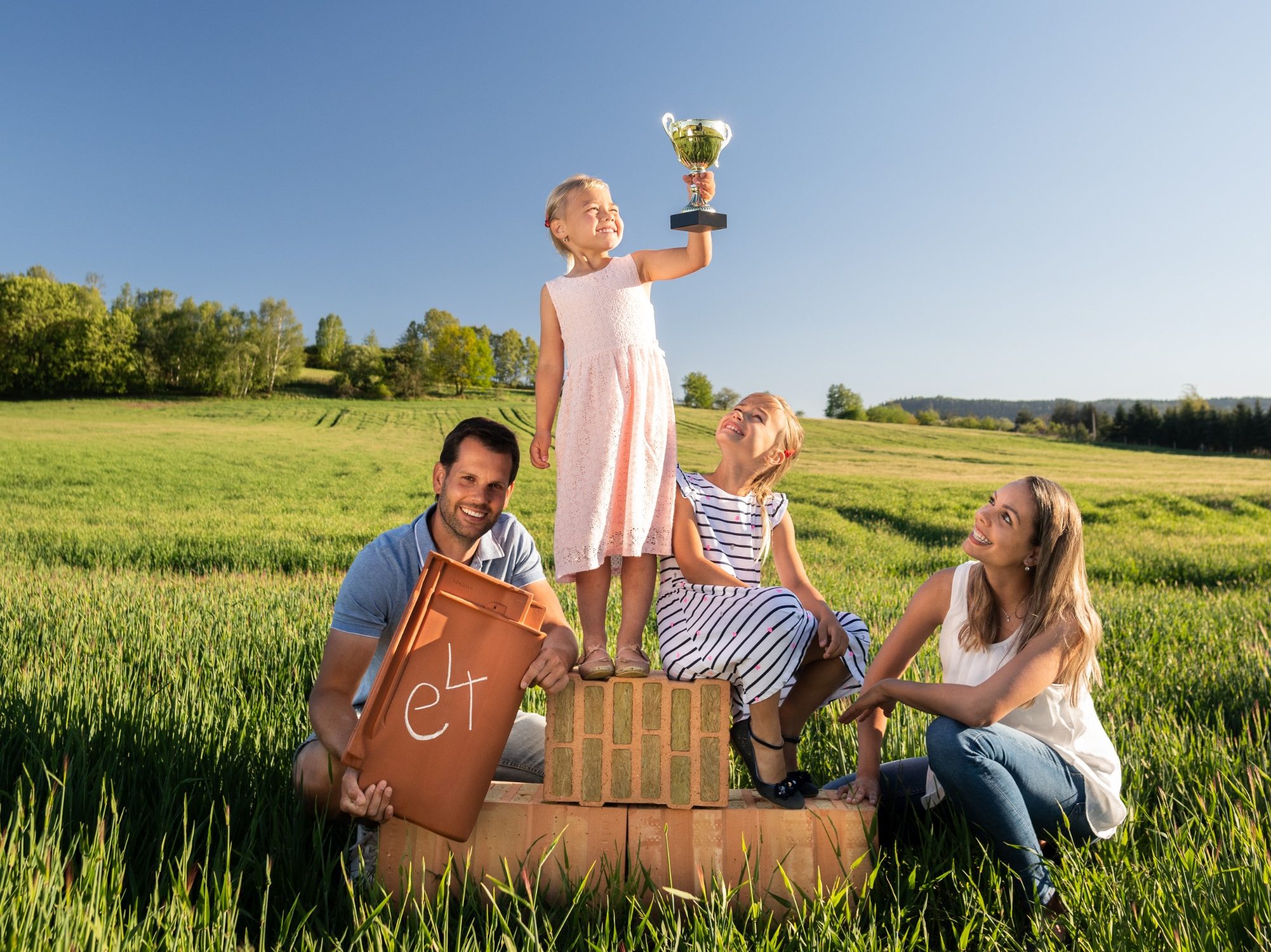 Fotografie - lifestyle fotografie rodiny s dětmi | Wienerberger e4 dům