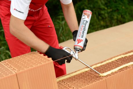 Лепене с Porotherm Profi DryFix Extra