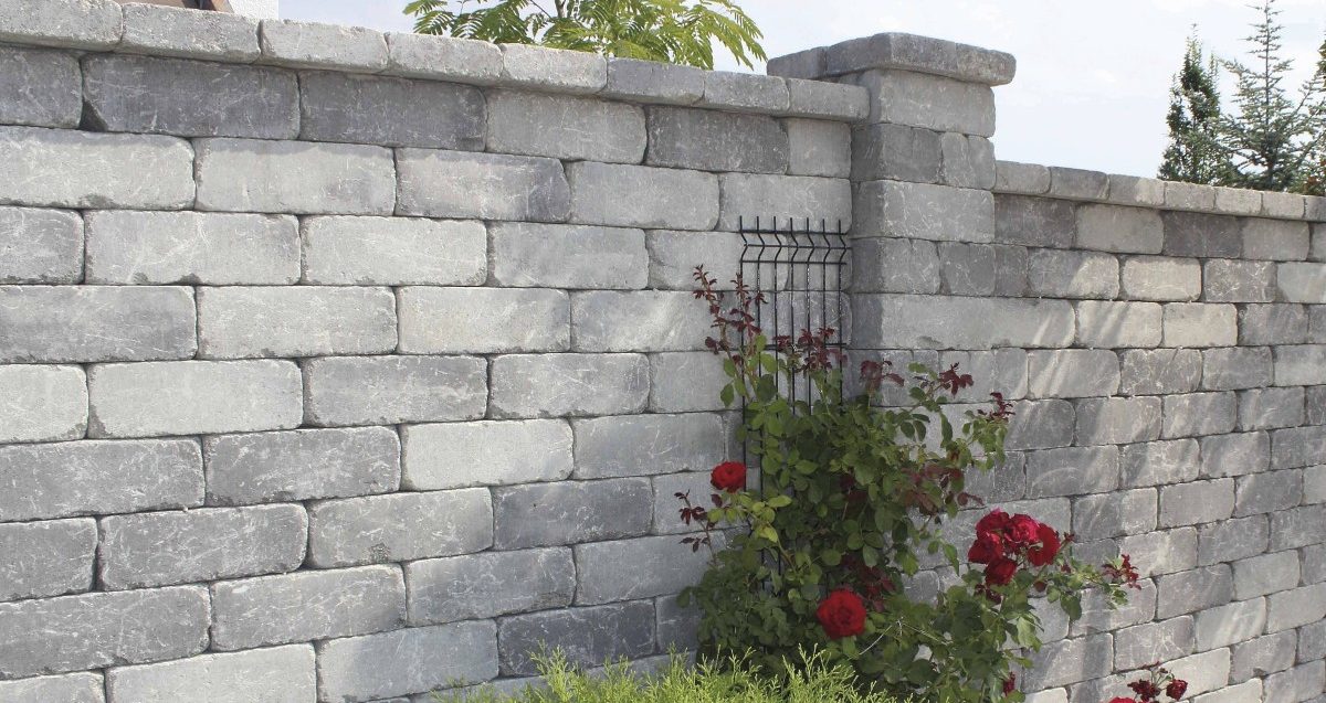 Semmelrock Castello ograda sivo prošarana otučena 1