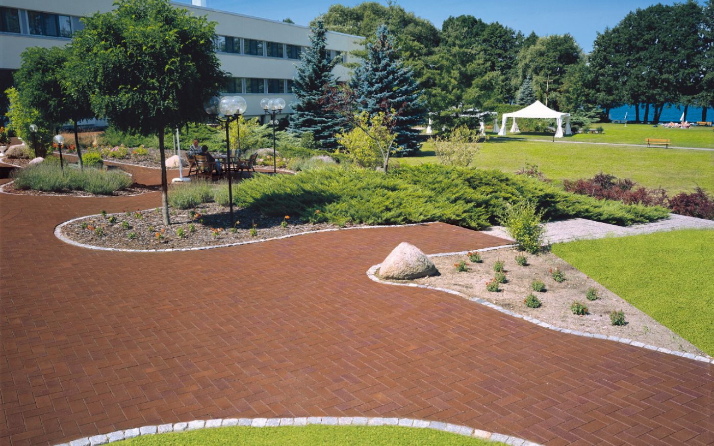 paver, penter, paving stone, garden, hotel, 