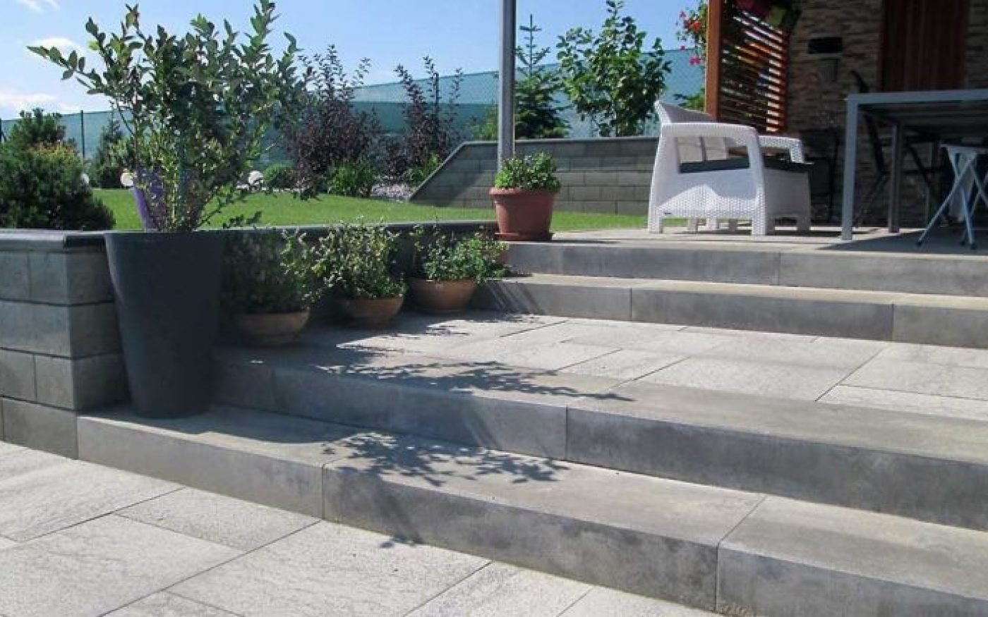 Umbriano u kombinaciji sa Asti blok stepenicama