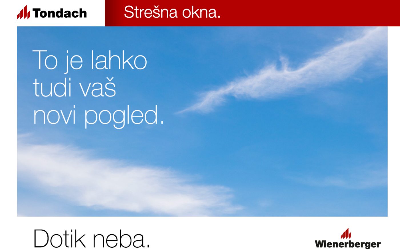 To je lahko tudi vaš novi pogled - Tondach strešna okna